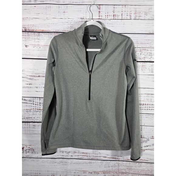 NIke Pro Dri Fit Quater Zip Long Sleeve athletic women's pullover size Large - Picture 1 of 6